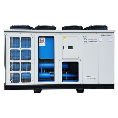 Khả năng làm mát 10 đến 500 tấn Máy làm mát nước làm mát bằng không 380V 3Ph 50Hz Cung cấp điện 0,75KW Điện bơm Đơn vị làm mát năng lượng
